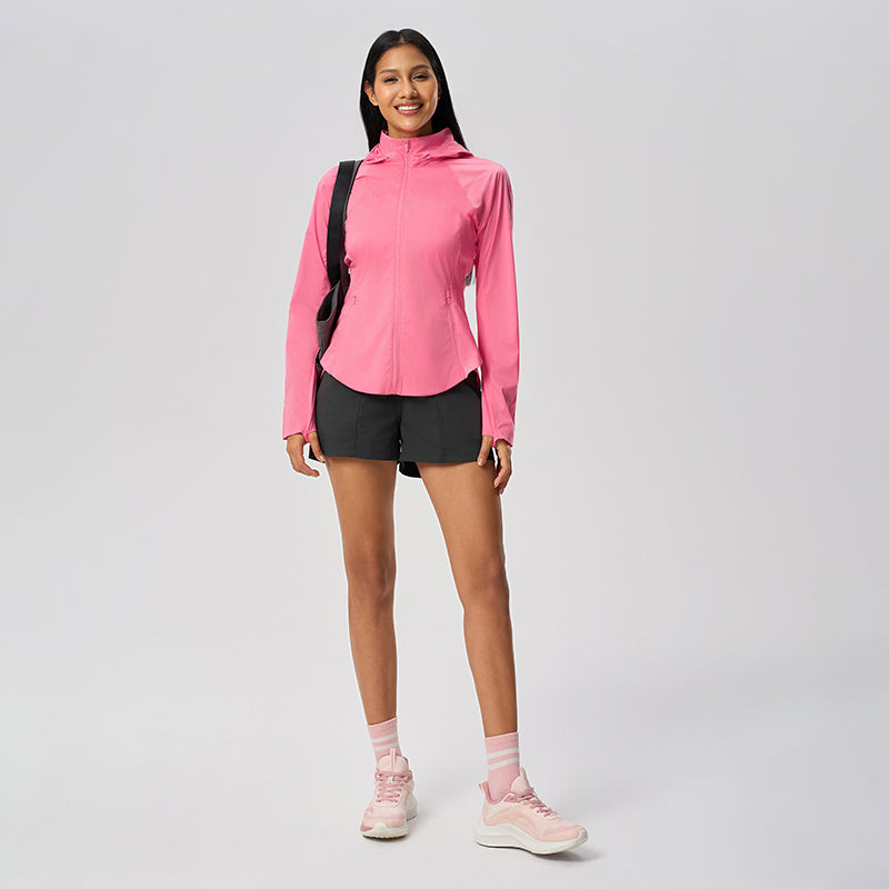 Summer Loose Breathable Women's UPF50+ Long Sleeve Sun Hoodie