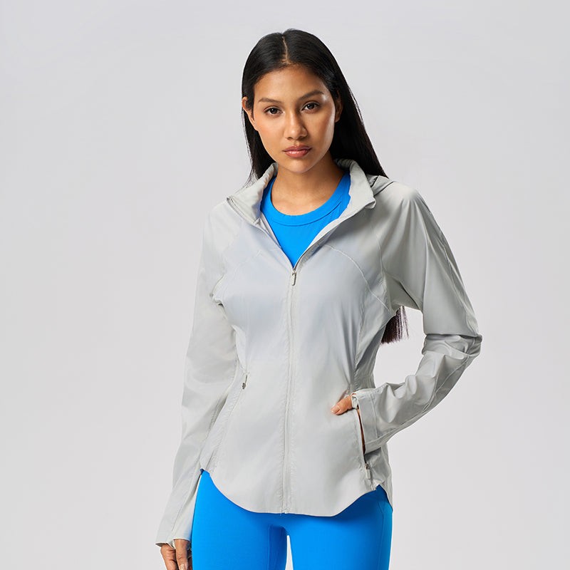 Summer Loose Breathable Women's UPF50+ Long Sleeve Sun Hoodie