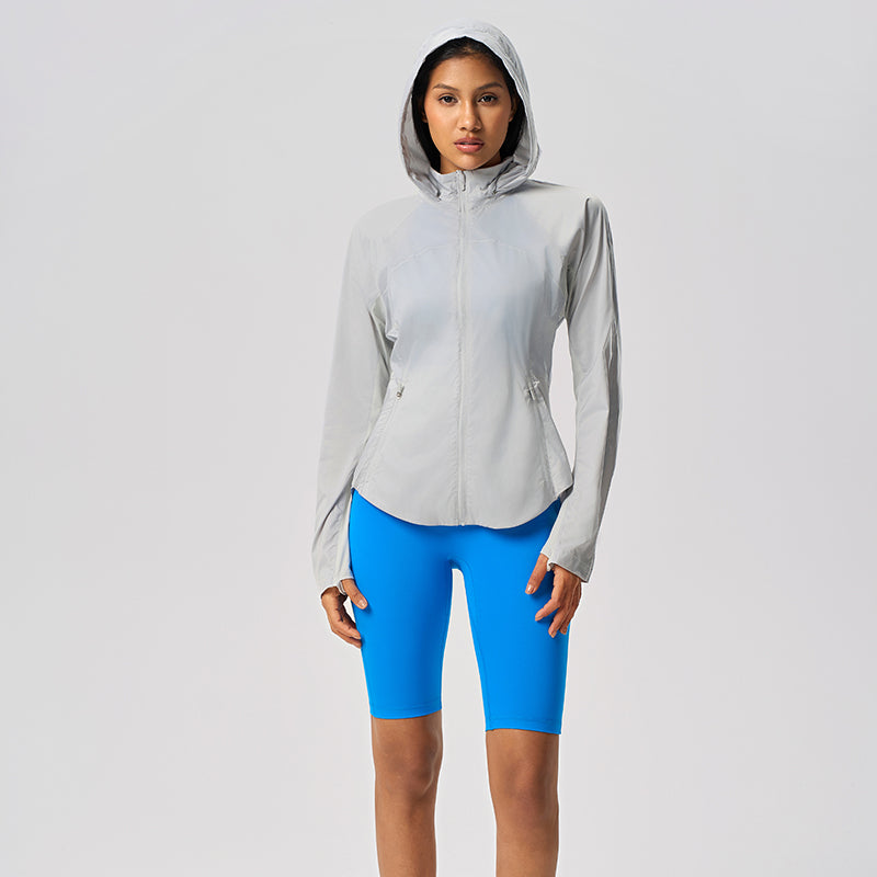 Summer Loose Breathable Women's UPF50+ Long Sleeve Sun Hoodie