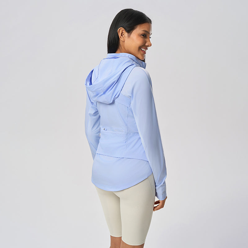 Summer Loose Breathable Women's UPF50+ Long Sleeve Sun Hoodie