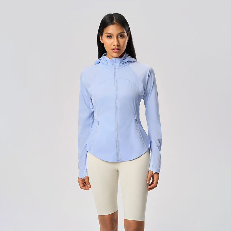 Summer Loose Breathable Women's UPF50+ Long Sleeve Sun Hoodie