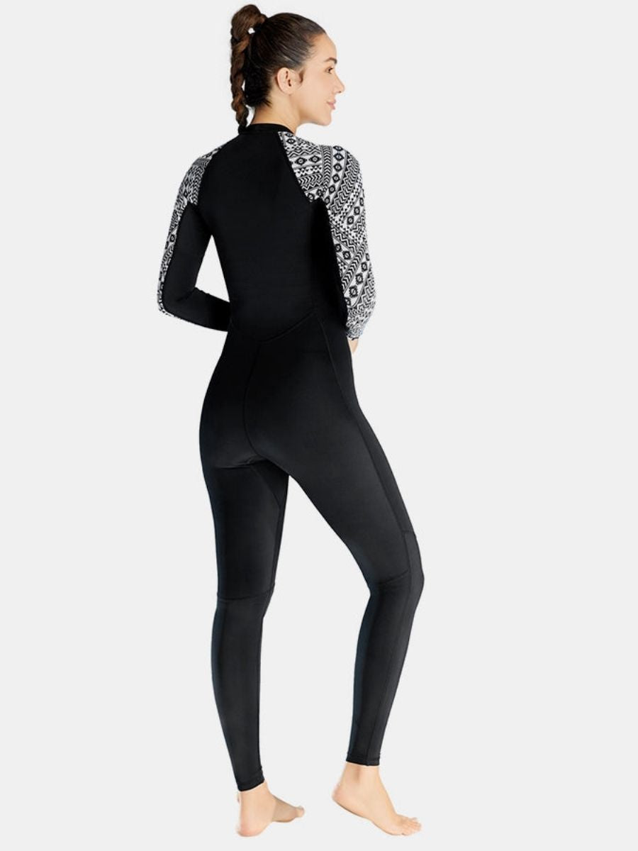 One-piece Long Sleeve Front Zip Sun Protection Diveskin Full Wetsuit (Women's)