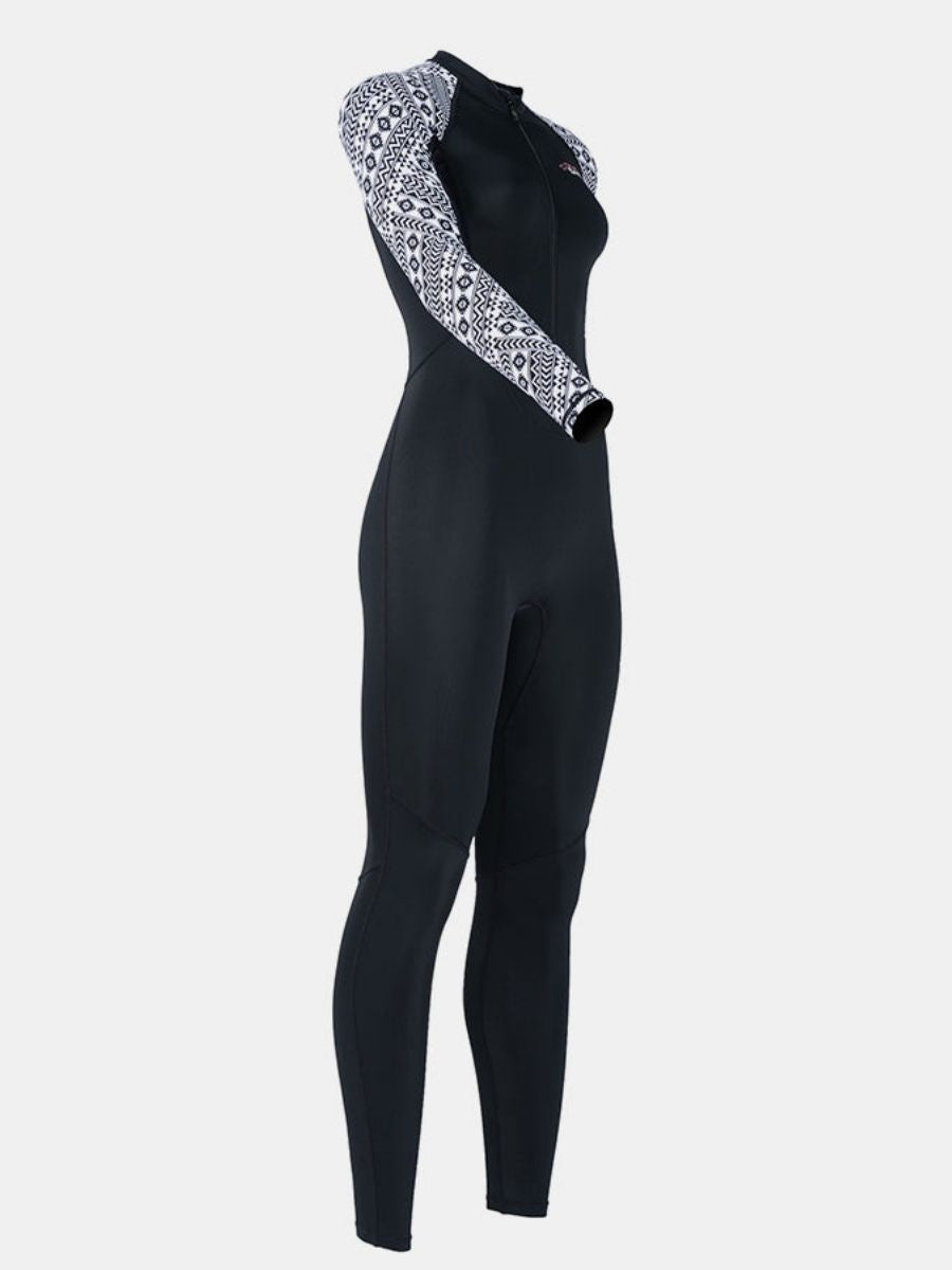 One-piece Long Sleeve Front Zip Sun Protection Diveskin Full Wetsuit (Women's)