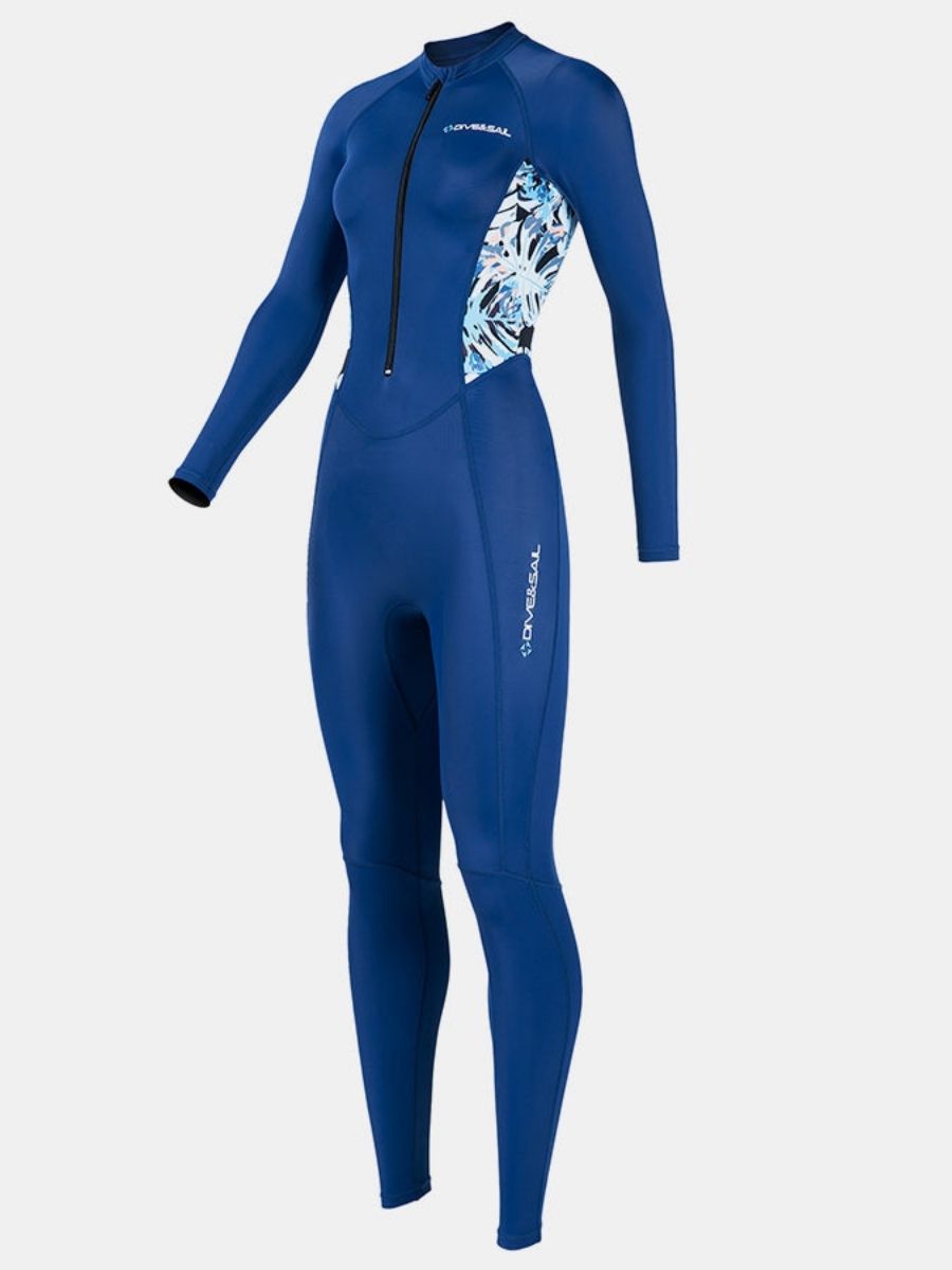 Lycra Diveskin For Women Front Zip One-piece Long Sleeve Full Wetsuit