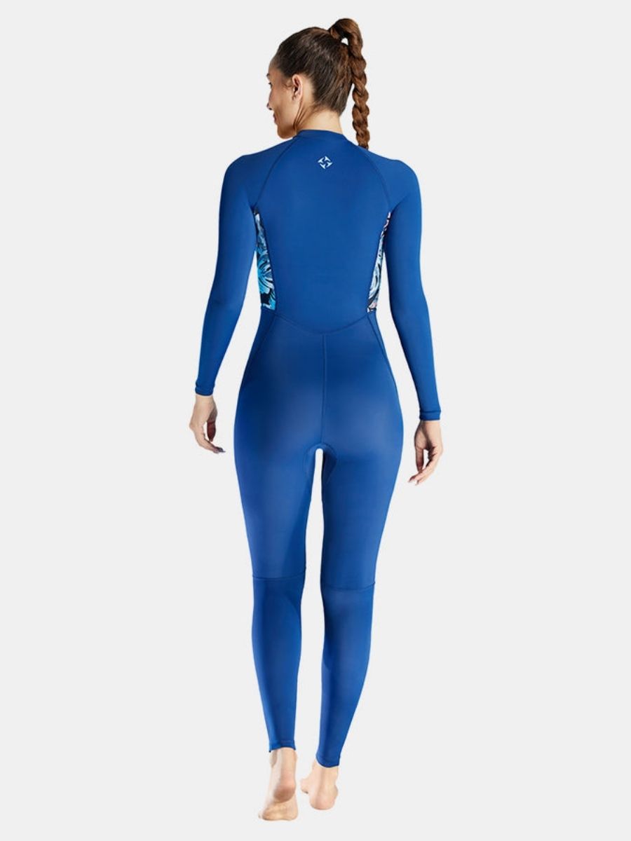 Lycra Diveskin For Women Front Zip One-piece Long Sleeve Full Wetsuit