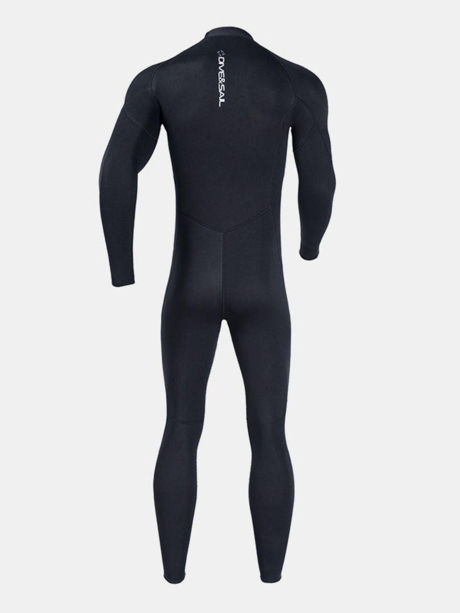 1.5mm Oblique Front Zipper Warm Surfing One-Piece Cold-Proof Full Wetsuit For Men