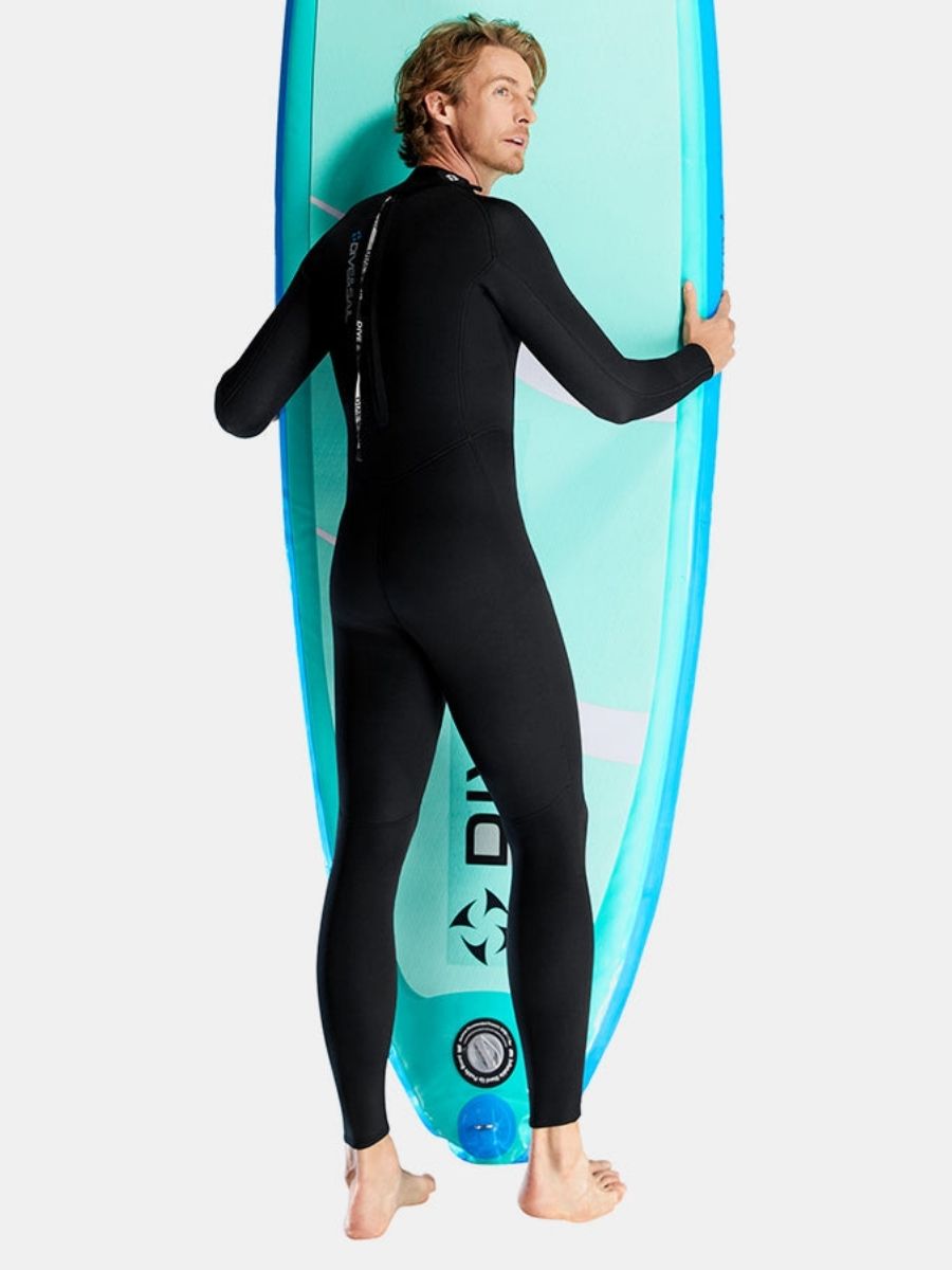 1.5mm Men's Back Zipper One-Piece Warm And Cold-Proof Full Wetsuit