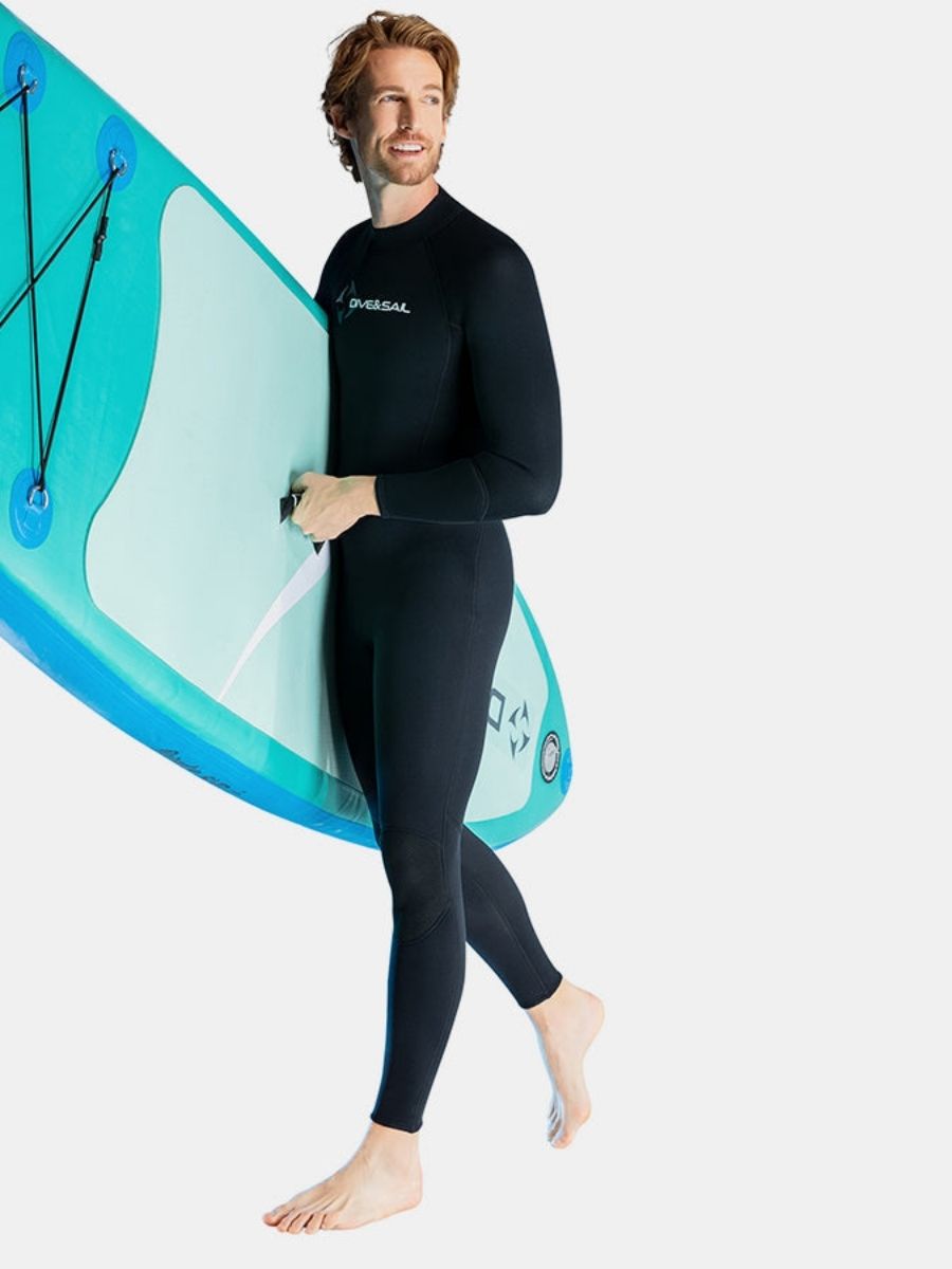 1.5mm Men's Back Zipper One-Piece Warm And Cold-Proof Full Wetsuit