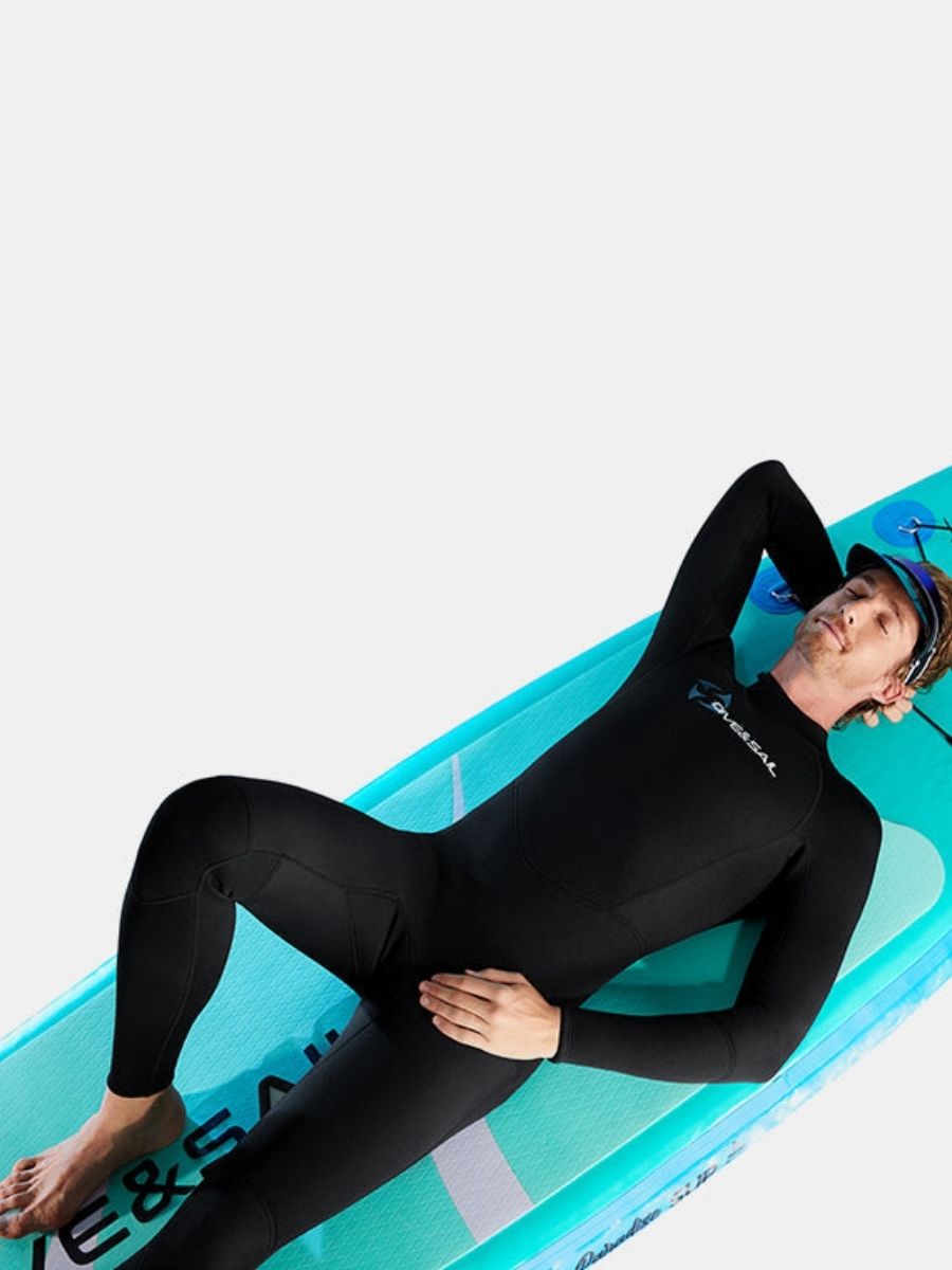 1.5mm Men's Back Zipper One-Piece Warm And Cold-Proof Full Wetsuit