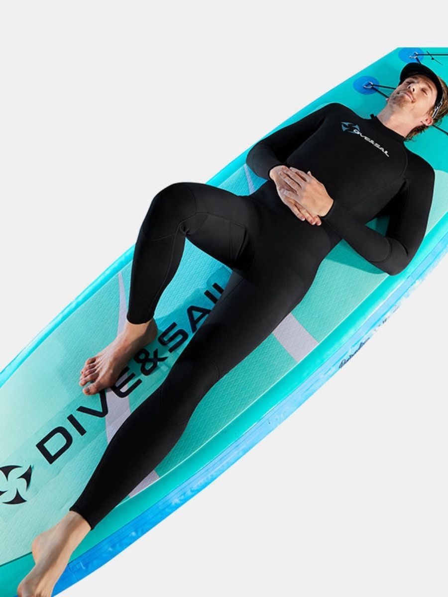 1.5mm Men's Back Zipper One-Piece Warm And Cold-Proof Full Wetsuit