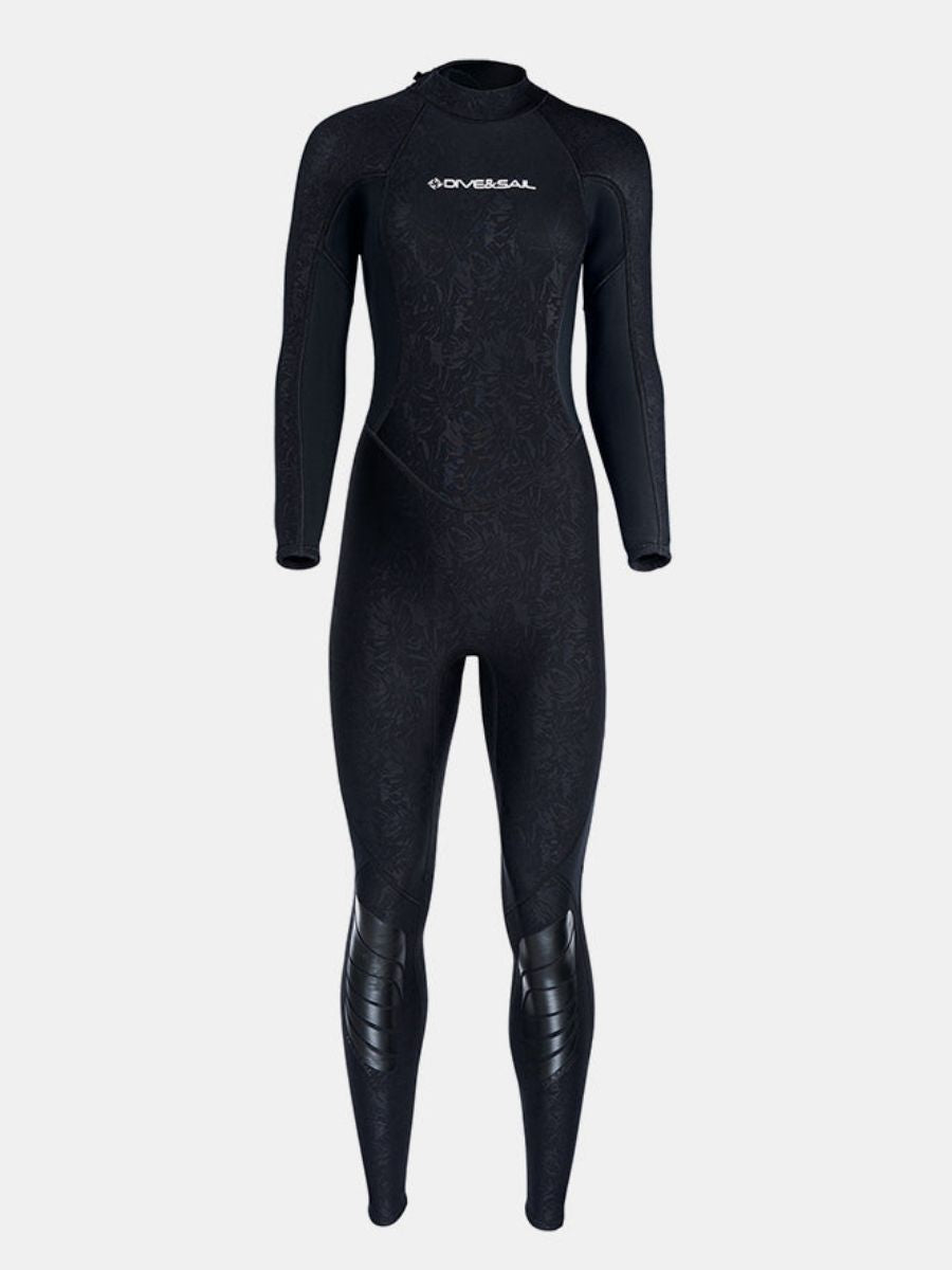 1.5mm Women's Back Zipper One-Piece Warm And Cold-Proof Full Wetsuit