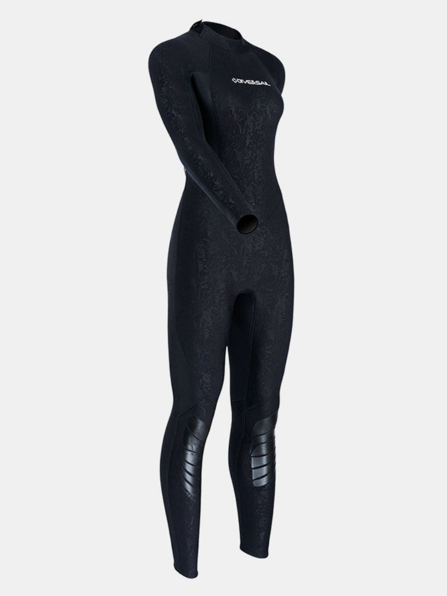 1.5mm Women's Back Zipper One-Piece Warm And Cold-Proof Full Wetsuit