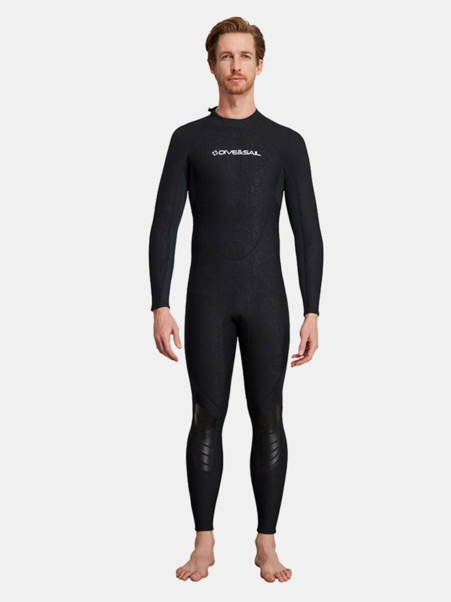 1.5mm Men's Back Zipper One-Piece Warm And Cold-Proof Full Wetsuit