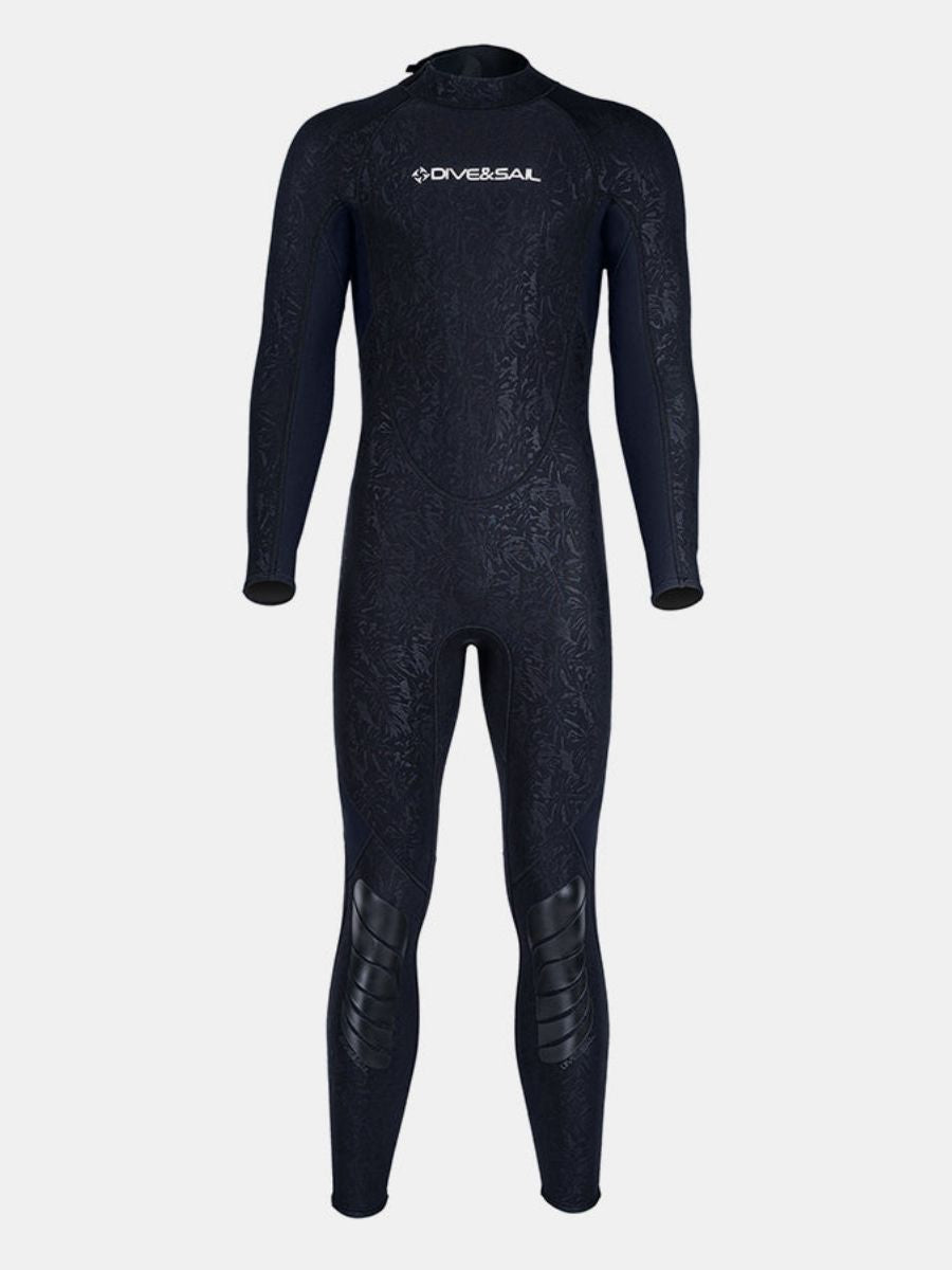 1.5mm Men's Back Zipper One-Piece Warm And Cold-Proof Full Wetsuit