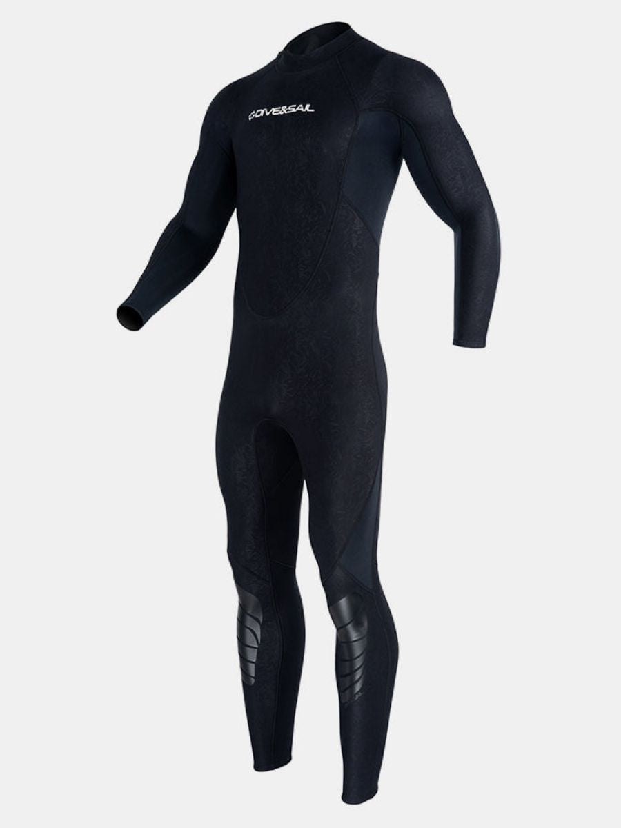 1.5mm Men's Back Zipper One-Piece Warm And Cold-Proof Full Wetsuit