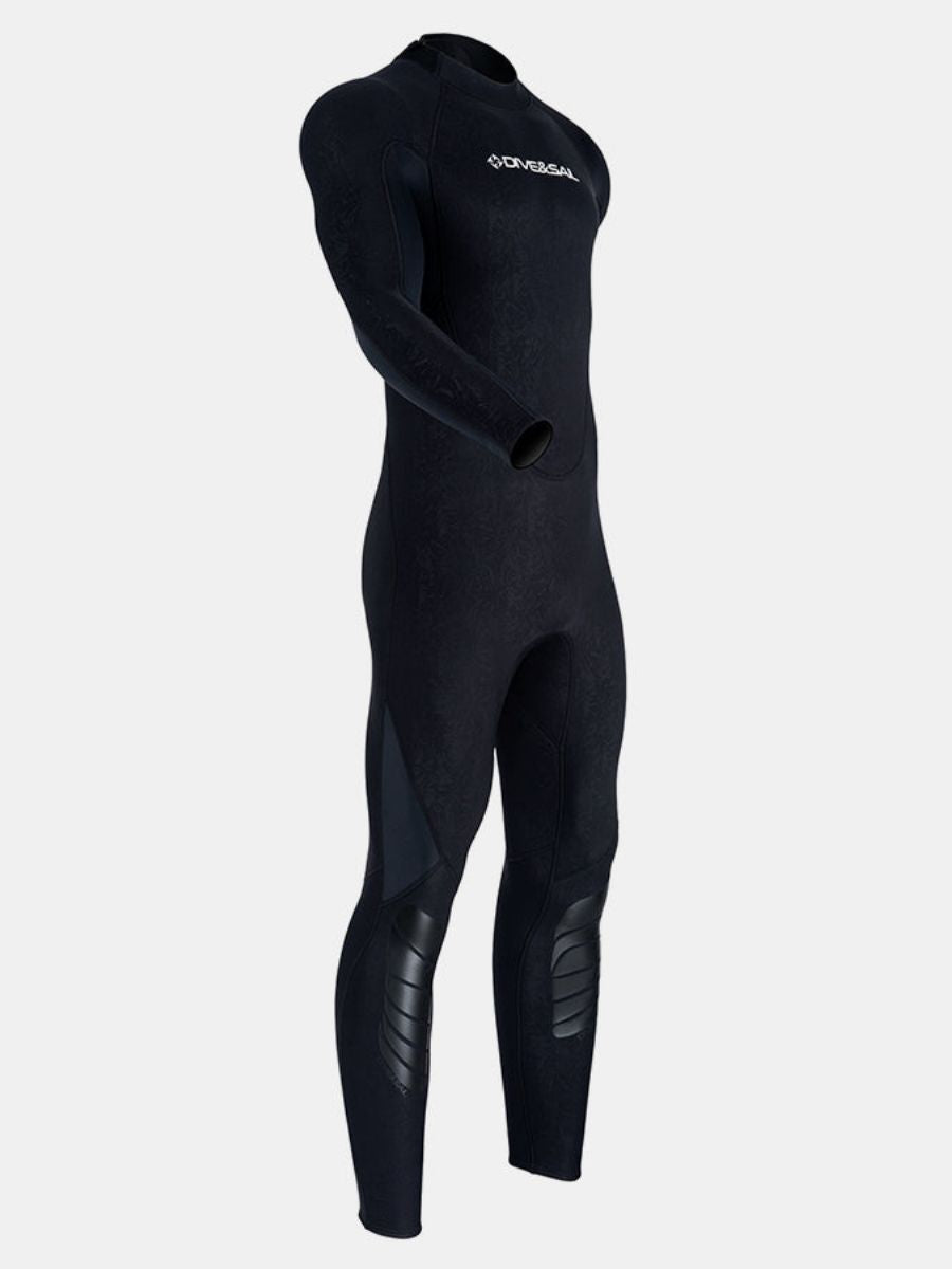 3mm Men's Long Sleeve UPF 50+ One-Piece Back Zip Full Wetsuit