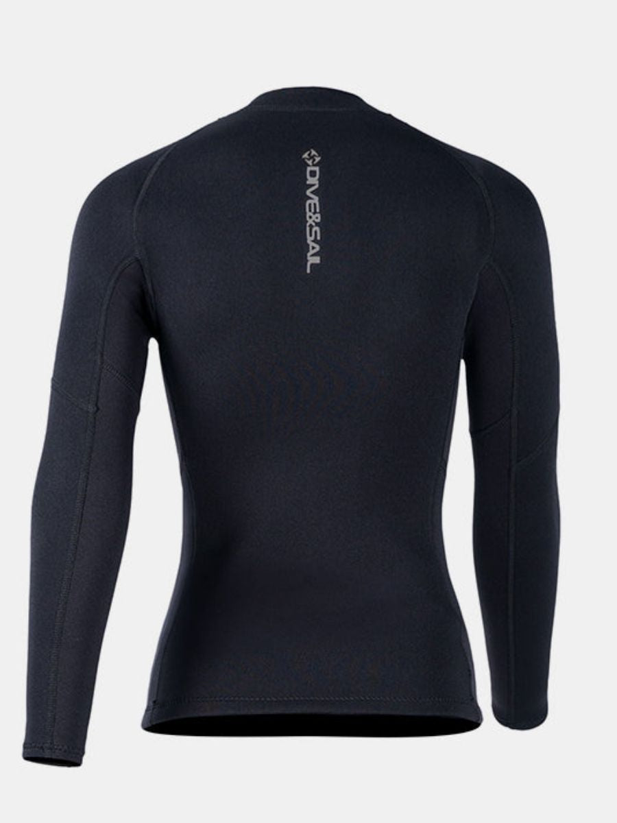 Women's 1.5MM Long Sleeve Split Top Cold-Proof and Warm Wetsuit