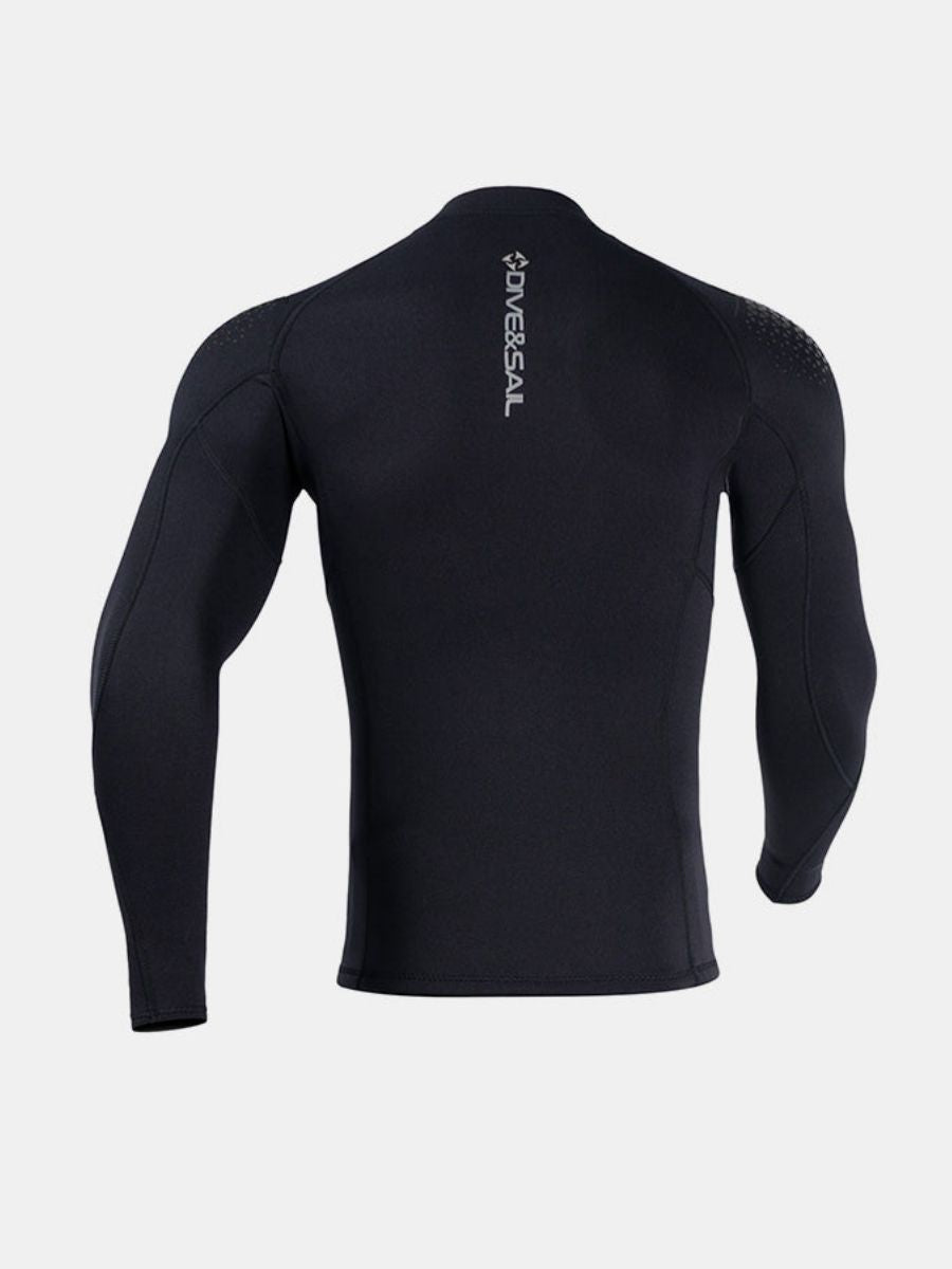 Men's 1.5MM Long-Sleeve Split Top Cold-Proof and Warm Wetsuit