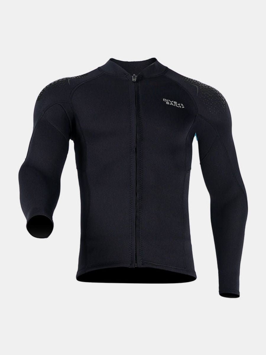 Men's 1.5MM Long-Sleeve Split Top Cold-Proof and Warm Wetsuit