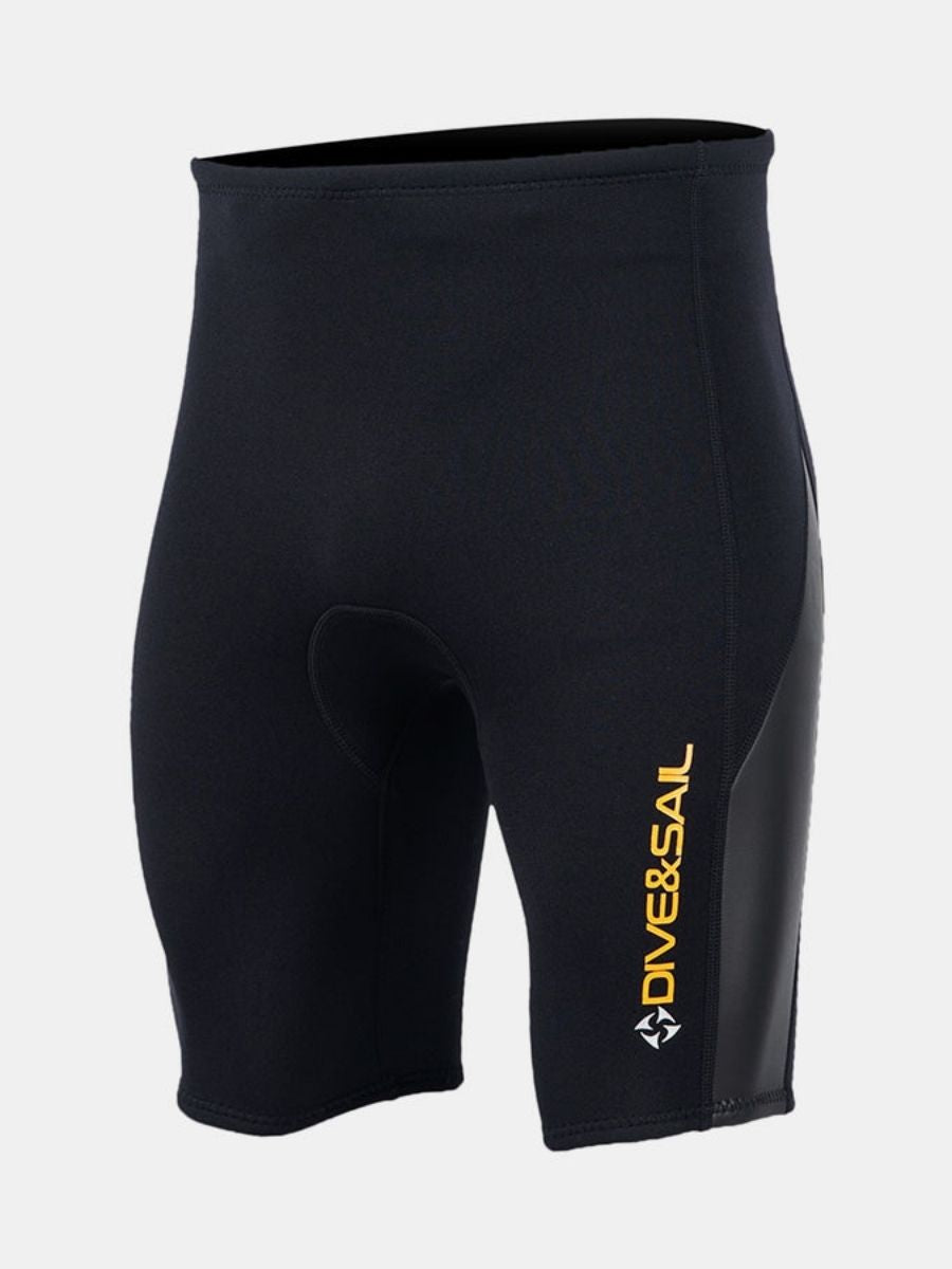 Men's Smooth Leather Split 2MM Scuba Diving Shorts