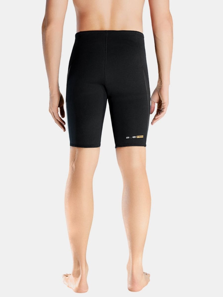 Men's Smooth Leather Split 2MM Scuba Diving Shorts