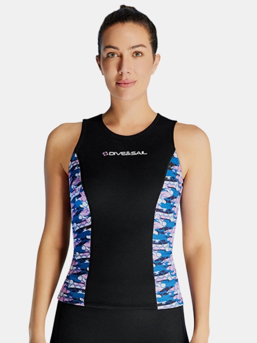 Women's Warm And Protective Split 2mm Scuba Diving Vest