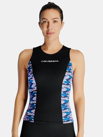 Women's Warm And Protective Split 2mm Scuba Diving Vest