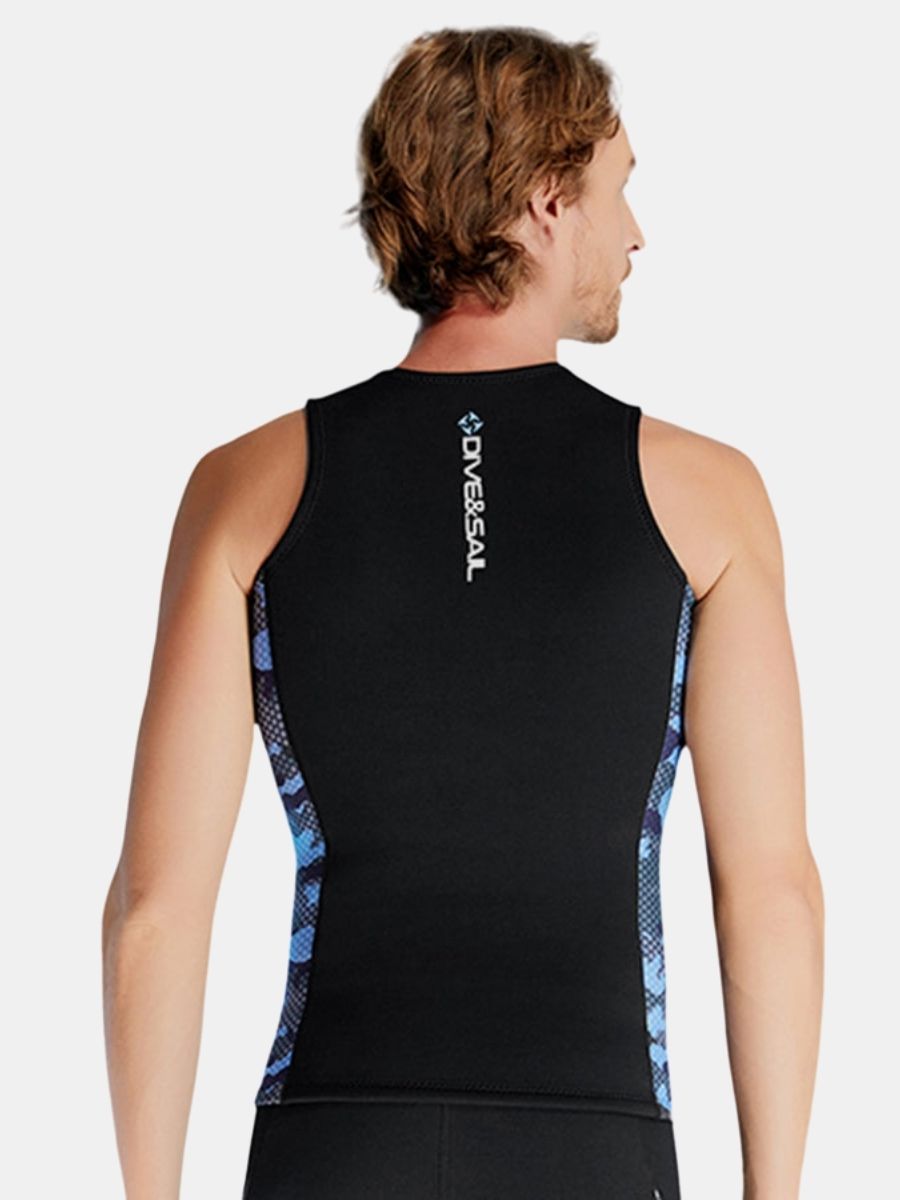 Men's Warm And Protective Split 2mm Scuba Diving Vest