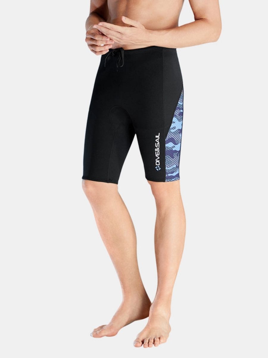 Men's Warm And Protective Split 2mm Scuba Diving Shorts