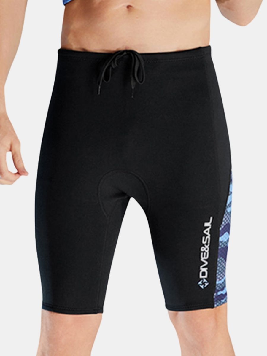 Men's Warm And Protective Split 2mm Scuba Diving Shorts