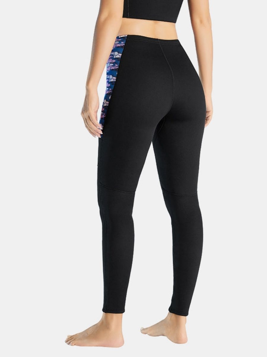 Women's Camouflage Warm And Protective Split 2mm Scuba Diving Pants