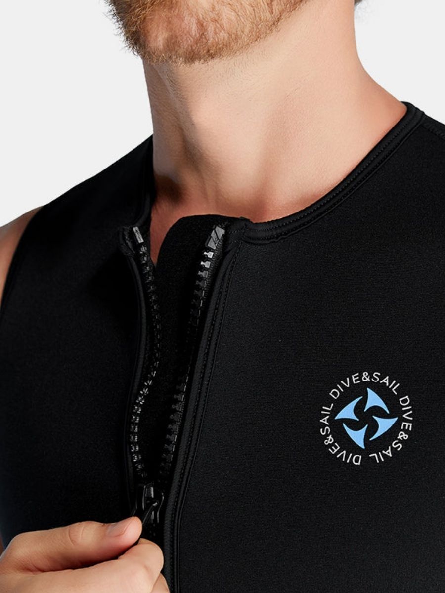 Men's Camouflage Warm And Protective Split 3mm Scuba Diving Vest