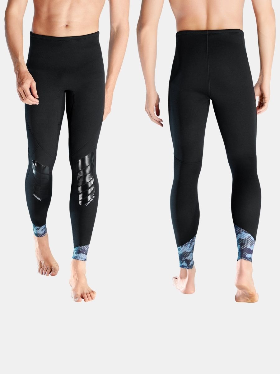 Men's Camouflage Warm And Protective Split 2mm Scuba Diving Pants