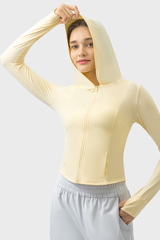 New Hooded Sports UV Protection Jacket For Women UPF50+ Sun Protection Garment